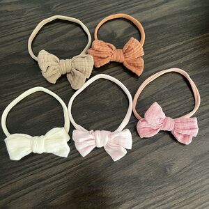 Baby Bow Headband Set